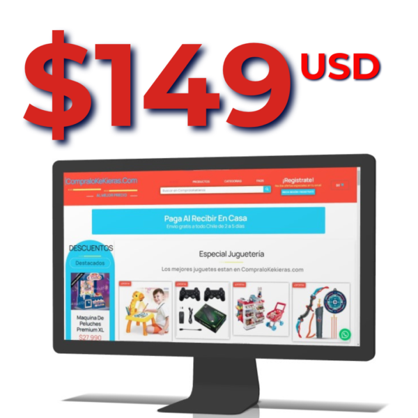 TIENDA ONLINE MULTIPRODUCTO PARA DROPI PAGO ANUAL